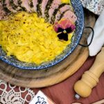 Mediterrán csirke krémes penne tésztával